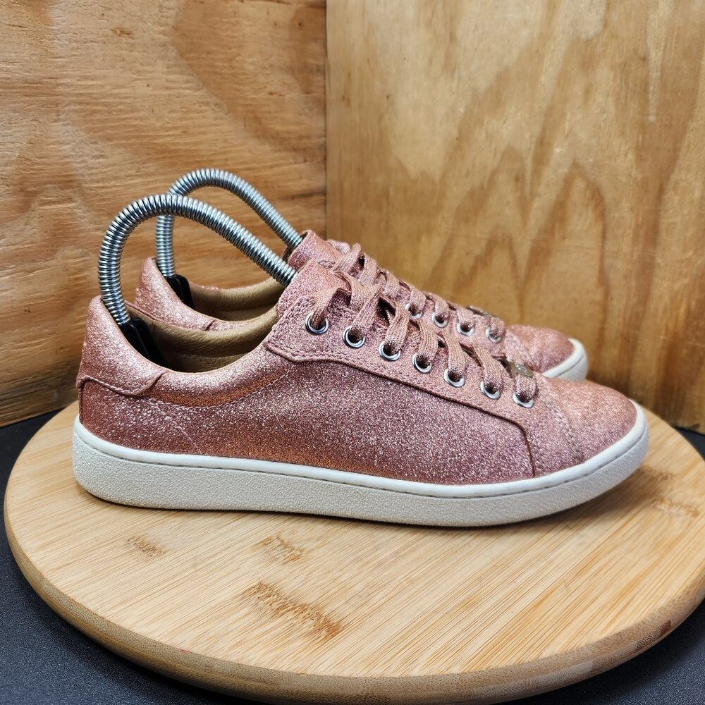 Ugg Milo Pink Glitter Sneakers